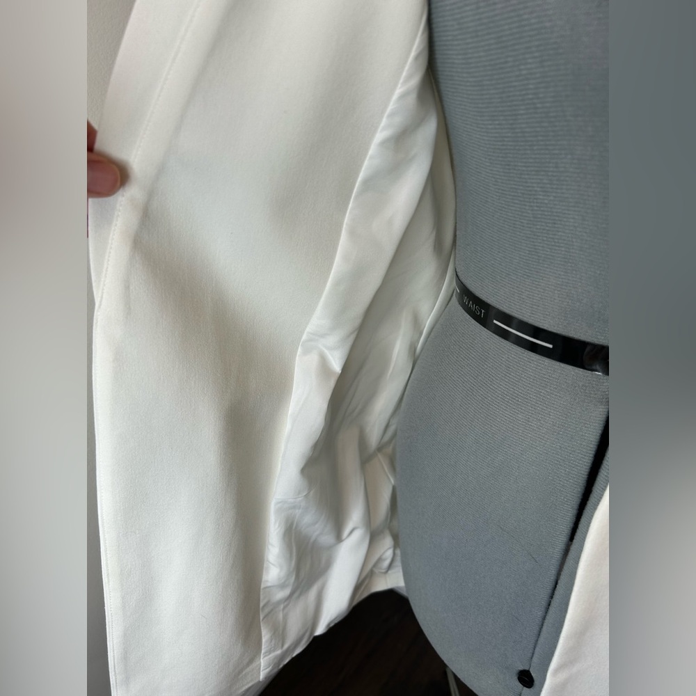 MOSSIMO - Long Fully Lined Vest Off White Size S - Picture 6 of 10